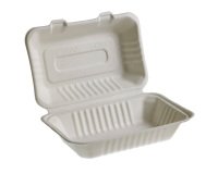 Vaschette Sandwich Take Away Bio - 23 x 15 cm - Leone - conf. 50 pezzi