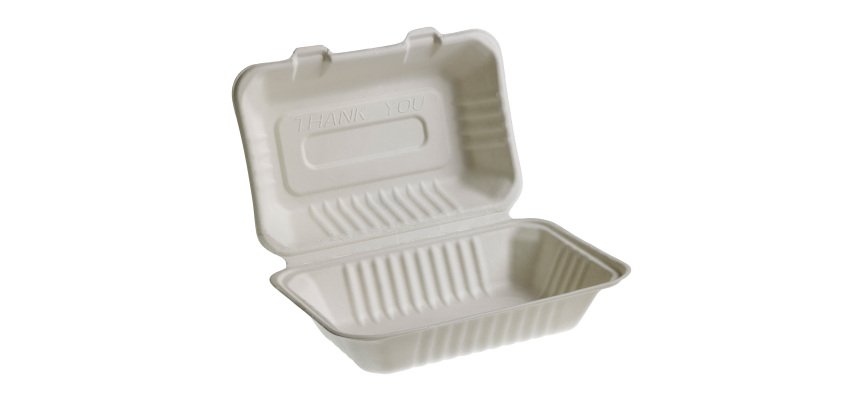 Vaschette Sandwich Take Away Bio - 25,1 x 16,2 cm - Leone - conf. 50 pezzi