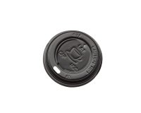 Tappo per bicchiere da 115 ml - polistirene - nero - Leone - conf. 1000 pezzi