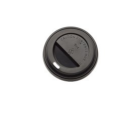 Tappo in polistirene per bicchiere da 290 ml - nero - Leone - conf. 1000 pezzi