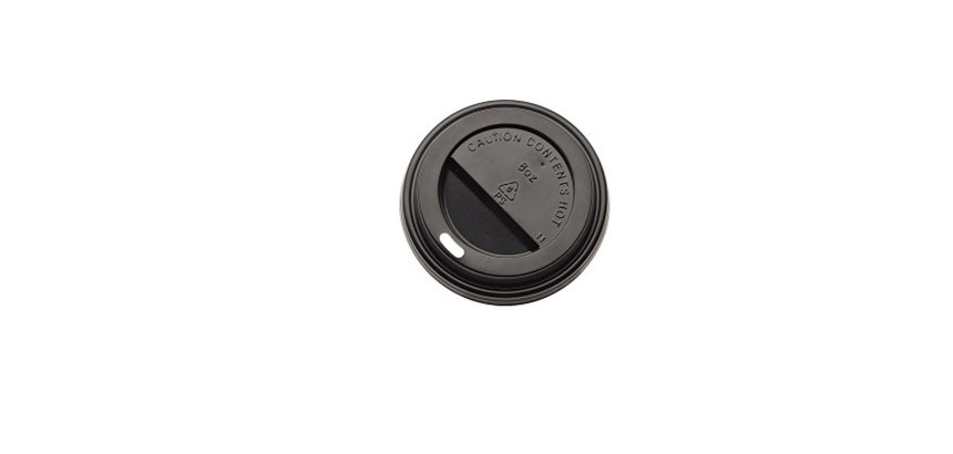 Tappo in polistirene per bicchiere da 290 ml - nero - Leone - conf. 1000 pezzi