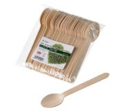 Cucchiai in legno - 16 cm - Leone - conf. 48 pezzi