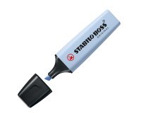 Evidenziatore Stabilo Boss Pastel - tratto 2 - 5 mm - azzurro ghiaccio 70 - Stabilo