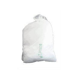 Sacchi Bio - 70 x 110 cm - bianco - 110 L - 20 µ - Rolsac - conf. 20 pezzi