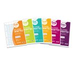 Blasetti 7432 writing notebook A4 40 sheets Green, Light Blue, White