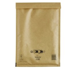 Busta imbottita Mail Lite Gold - J (30 x 44 cm) - avana - Sealed Air - conf. risparmio 50 pezzi
