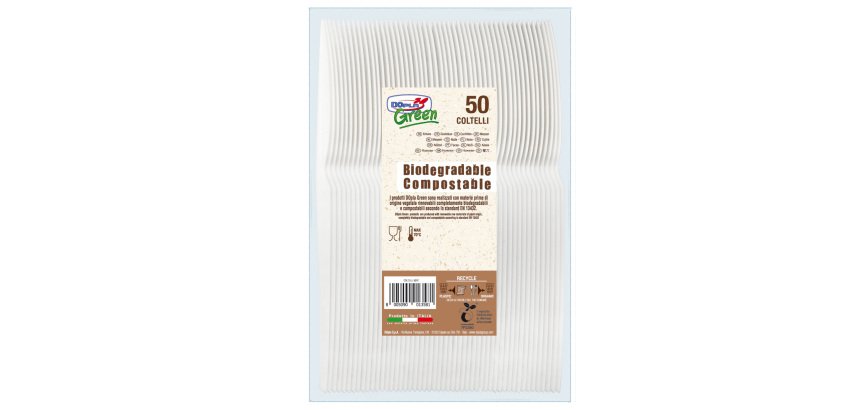 Coltelli in Estabio - avorio - Dopla Green - conf. 50 pezzi