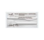 Bis posate - in estabio - con tovagliolo 2 veli - Dopla - conf. 100 pezzi