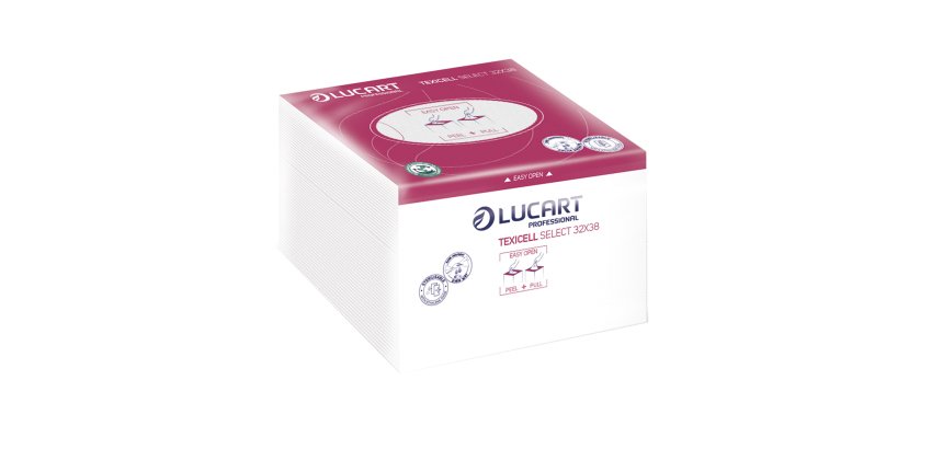 Panni multiuso AirTech Select - 32x38 cm - Lucart - conf. 55 pezzi