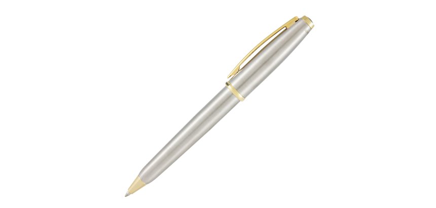 Penna sfera Aldo Domani - punta M - fusto silver - Monteverde