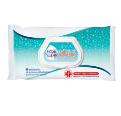 Salviette disinfettanti antibatteriche milleusi - Fresh&Clean - busta da 60 pezzi