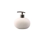 Dispenser sapone liquido linea Stone - bianco - King Collection