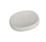 Portasapone linea Stone - bianco - King Collection