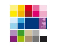 Carta Scarpbooking - 30,5 x 30,5 cm - 180 gr - colori assortiti - DECO - conf. 24 fogli