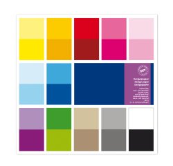 Carta Scarpbooking - 30,5 x 30,5 cm - 180 gr - colori assortiti - DECO - conf. 24 fogli