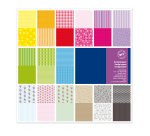 Carta Scarpbooking Vichy - 30,5 x 30,5 cm - 180 gr/m² - colori assortiti - DECO - conf. 30 fogli