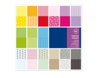 Carta Scarpbooking Vichy - 30,5 x 30,5 cm - 180 gr/m² - colori assortiti - DECO - conf. 30 fogli