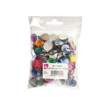 Gemme Kristall - colori e forme assortiti - DECO - conf. 250 pezzi
