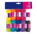 Matassa 100% cotone - lungh. 30 mt - colori assortiti - CWR - set 10 pezzi