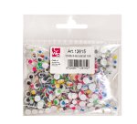 Occhi con iridi in movimento - diametro 5-7 mm - colori assortiti - DECO - conf. 600 pezzi