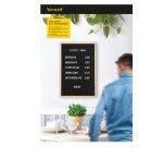 Lavagna da parete con lettere - 40 x 60 cm - Securit