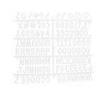 Kit lettere aggiuntive per bacheche in feltro - Securit