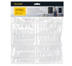 Kit lettere aggiuntive per bacheche in feltro - Securit