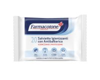 Salviette igienizzanti con antibatterico - Farmacotone - busta da 20 pezzi