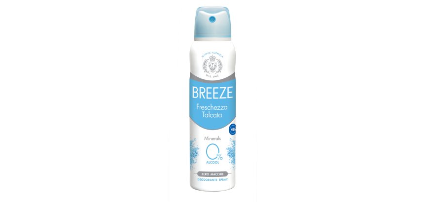 Spray deodorante Breeze - freschezza talcata - 150 ml