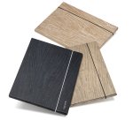 Cartella 3 lembi con elastico Wood - A4 - dorso 1 cm - colori assoriti - Colorosa