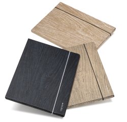 Cartella 3 lembi Wood - 25x35x1 cm - colori assoriti - Colorosa