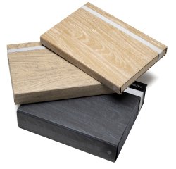 Cartella portaprogetto Wood - 24,5x35 cm - dorso 7 cm - colori assortiti - Colorosa