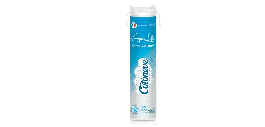 Dischetti levatrucco in cotone - Cotoneve - busta da 100 pezzi