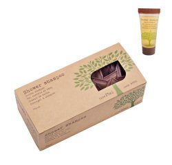 Tubetti doccia shampoo linea Cortesia Natura - 25 ml - Leone - conf. 50 pezzi