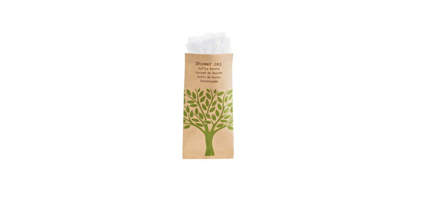 Cuffie doccia imbustate linea Cortesia Natura - Leone - conf. 50 pezzi