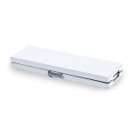 Panca Horeca - pieghevole - 44 x 30 x 183 cm - acciaio/HDPE - bianco - Garden Friend
