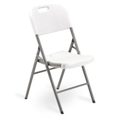Sedia Horeca - pieghevole - 88 x 50 x 45 cm - HDPE - bianco - Garden Friend