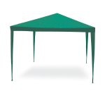 Gazebo Facile - 3 x 3 m - acciaio/PL - verde - Garden Friend
