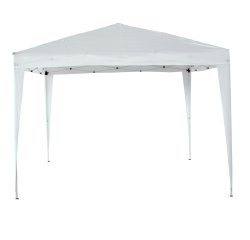 Gazebo PopUp - 3 x 3 m - acciaio/PL - bianco - Garden Friend