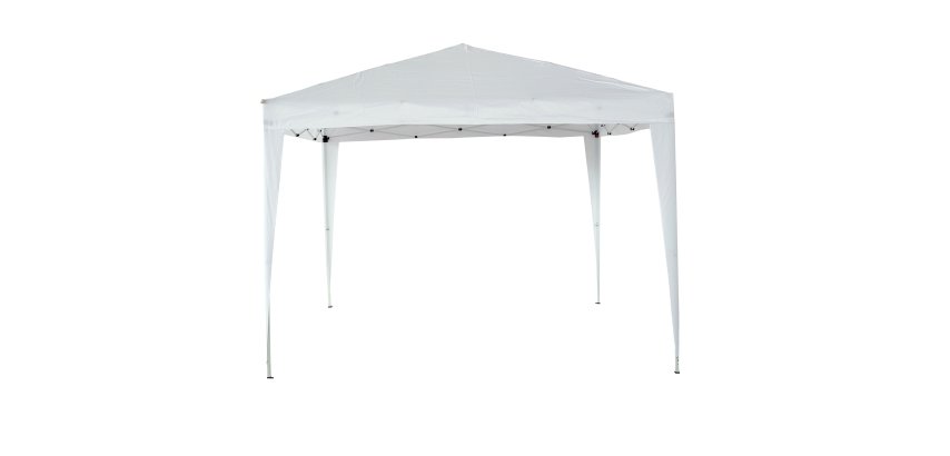 Gazebo PopUp - 3 x 3 m - acciaio/PL - bianco - Garden Friend