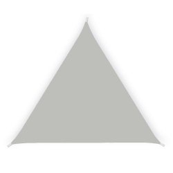 Tenda a vela triangolare ombreggiante - 3,6 x 3,6 x 3,6 m - cenere - Garden Friend