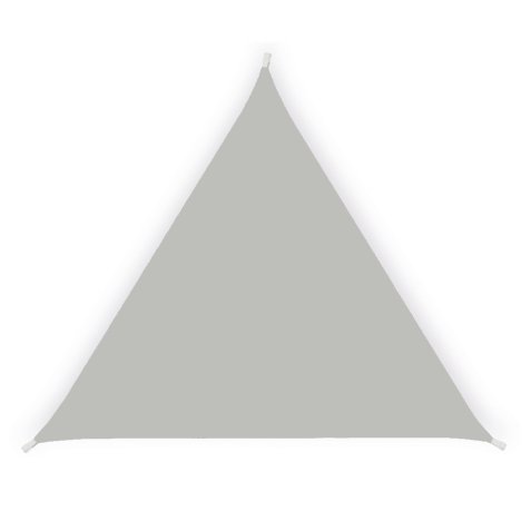 Tenda a vela triangolare ombreggiante - 3,6 x 3,6 x 3,6 m - PL - cenere - Garden Friend