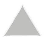Tenda a vela triangolare ombreggiante - 5 x 5 x 5 m - PL - cenere - X-Robust