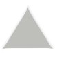 Tenda a vela triangolare ombreggiante - 5 x 5 x 5 m - PL - cenere - Garden Friend