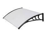 Pensilina modulare - 120 x 80 cm - policarbonato compatto - satinato opalino - X-Robust
