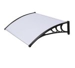 Pensilina modulare - 150 x 100 cm - policarbonato compatto - satinato opalino - X-Robust