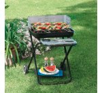 Barbecue Clic Clac - pieghevole - 84 x 60 x 80 cm - acciaio - nero - Garden Friend