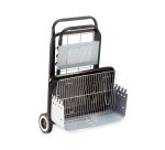 Barbecue Clic Clac - pieghevole - 84 x 60 x 80 cm - acciaio - nero - Garden Friend
