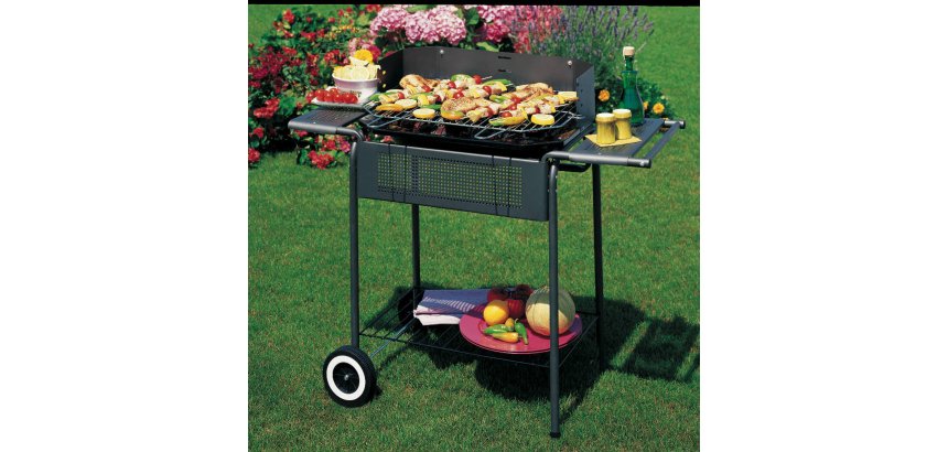 Barbecue Port Camargue - 82 x 45 x 90 cm - acciaio - antracite - Garden Friend