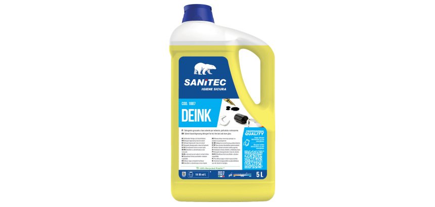 Detergente sgrassante Deink - 5 L - non profumato - Sanitec